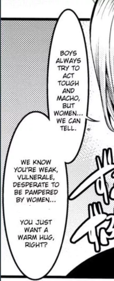 Wordings are a bit off but I agree with this. Men deserve to be loved and pampered (and tortured like the cute sluts they're) posted by swiftcrey