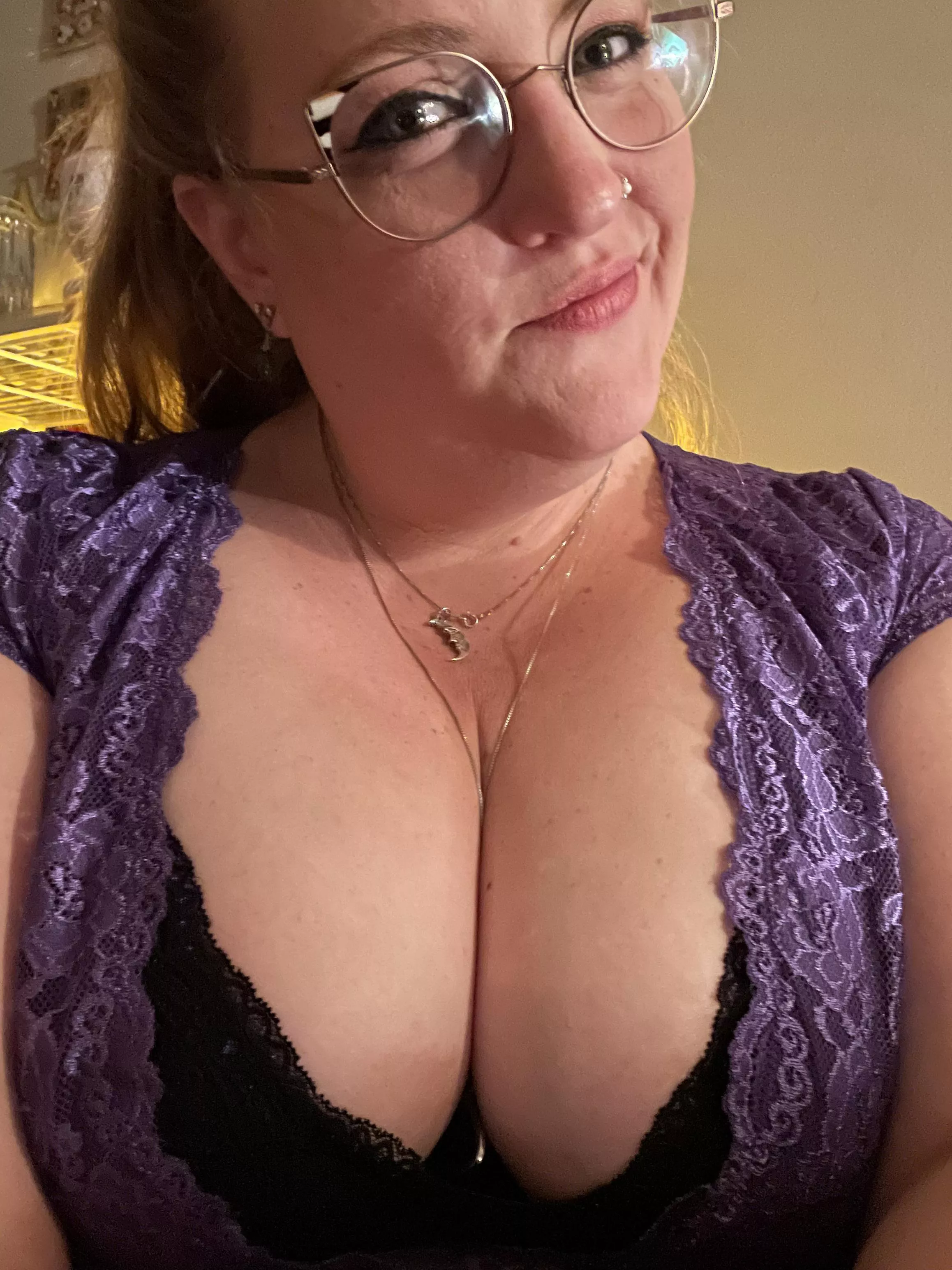 Wore lingerie under my clothes doing chores today. Now I wanna play… posted by TwoLipFest