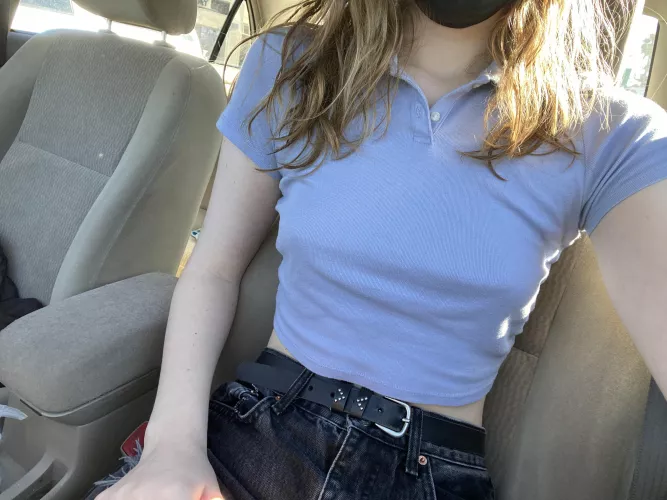 Wore this in the grocery store today… (ignore my half-dry hair, haha) by fiche-fiche