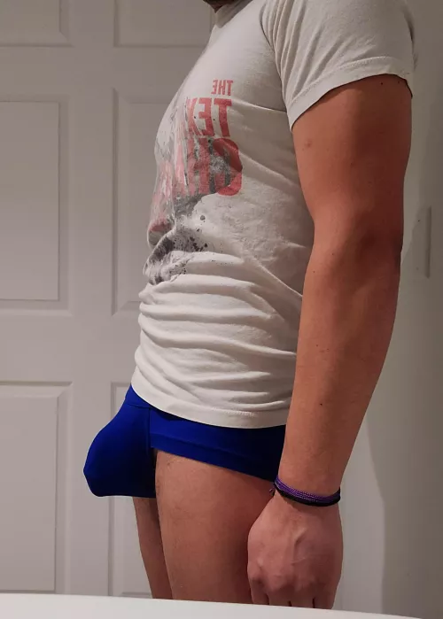 Work bathroom bulge by cherry237