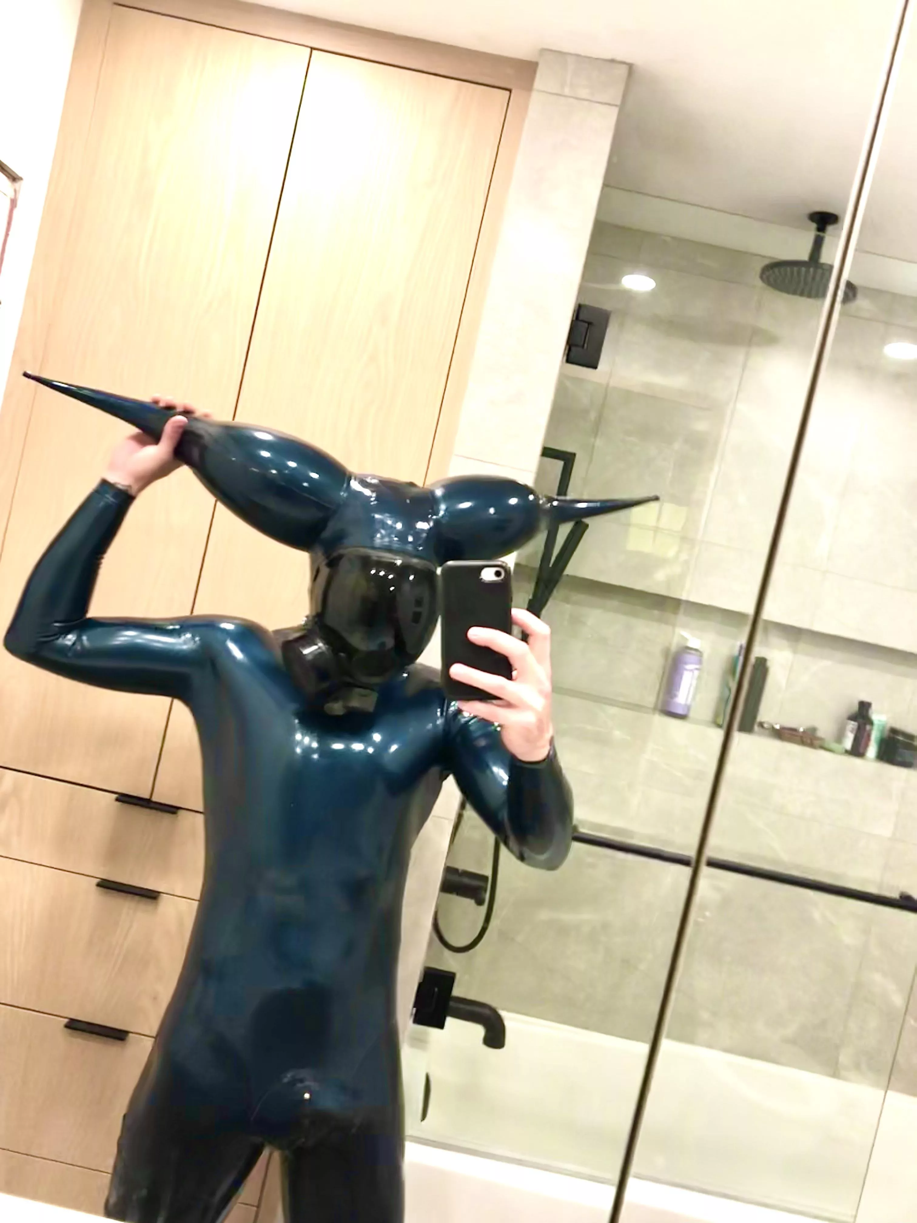 Working on my monster costume. posted by Mawahari