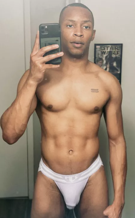 Working out in a jock definitely hits differently. by MatterMunchiLad