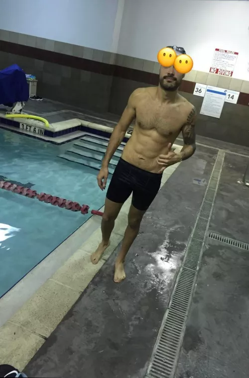 Workout done, now shower time… Care to join me?? by jilbizkit