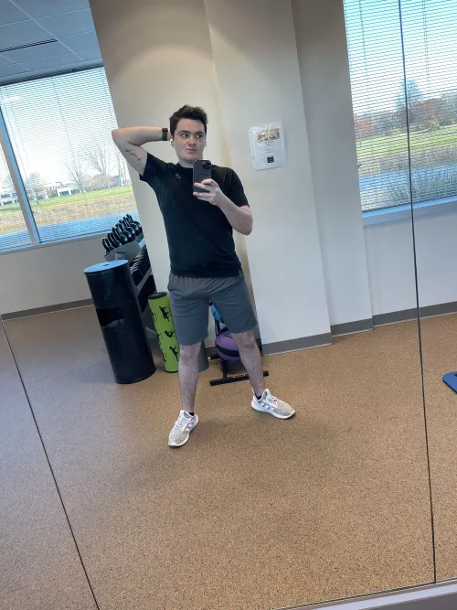 Workout got my blood flowing 😅 by No_Specific_9577