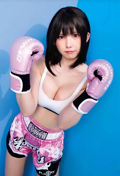 World champion boxer Enako will knock you out by booboobo6