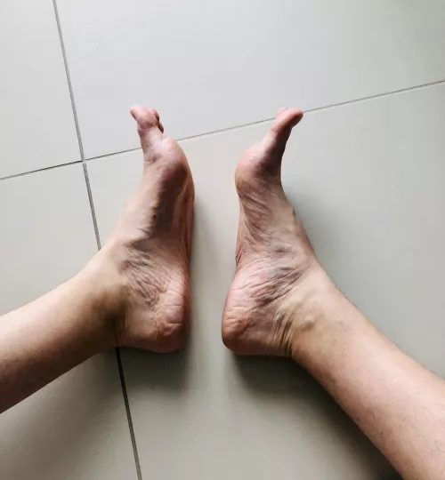 Worship, footjob, or both? by Gentlemangiant345