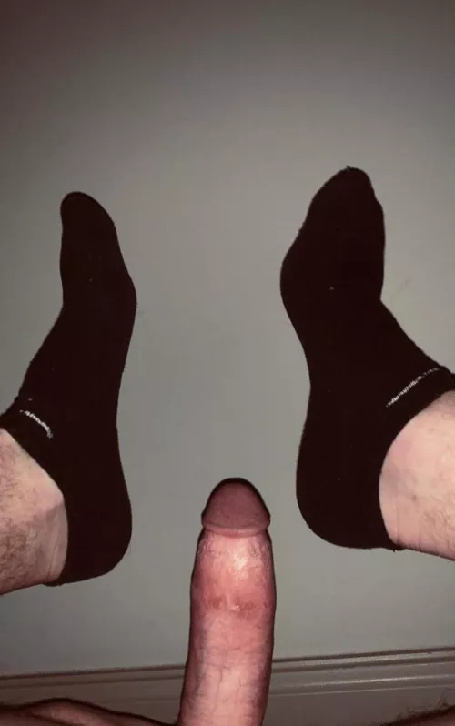 Worship my fucking feet and cock. DMs open if you wanna see them bare. by likeitdawgie