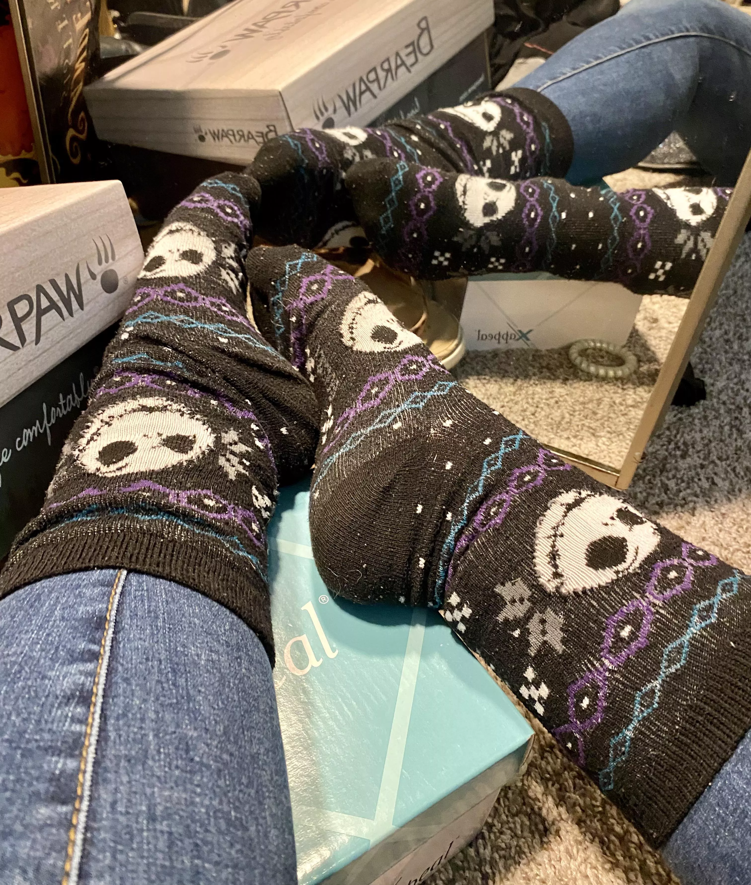 Would it be weird if I rubbed the outside of your pants with my cute socks? ☺️ posted by MrsMillerz