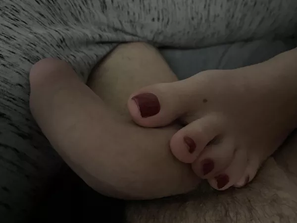 Would my toes make your cock hard? 😈 by XxblondegabiexX