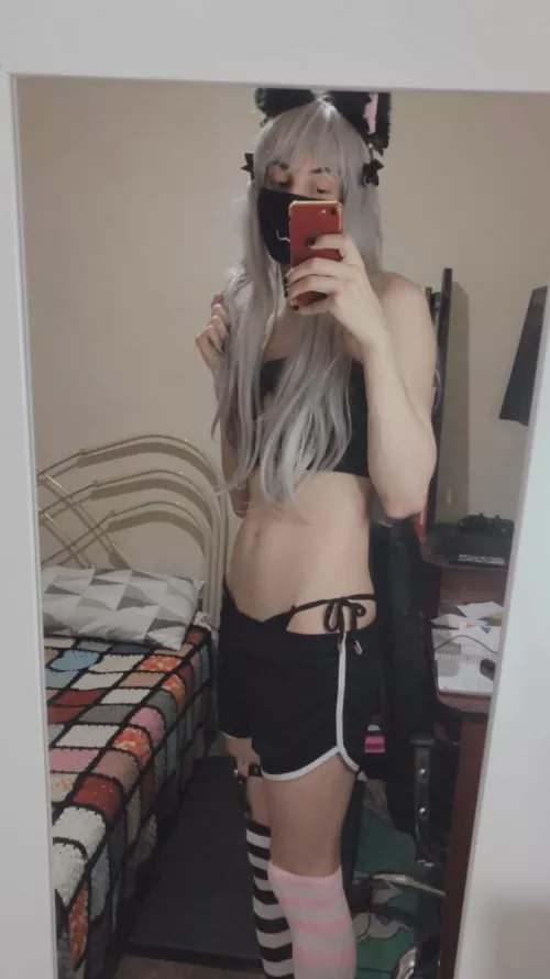 Would you adopt this catboy? 🥺 by Femboy_alma