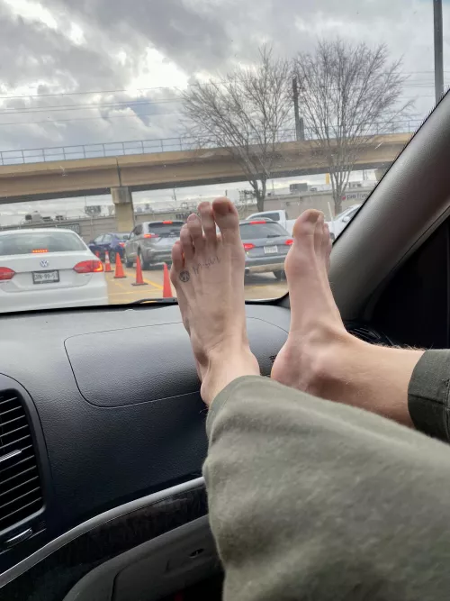 Would you be able to keep your eyes on the road? by BlondeBoyFoot