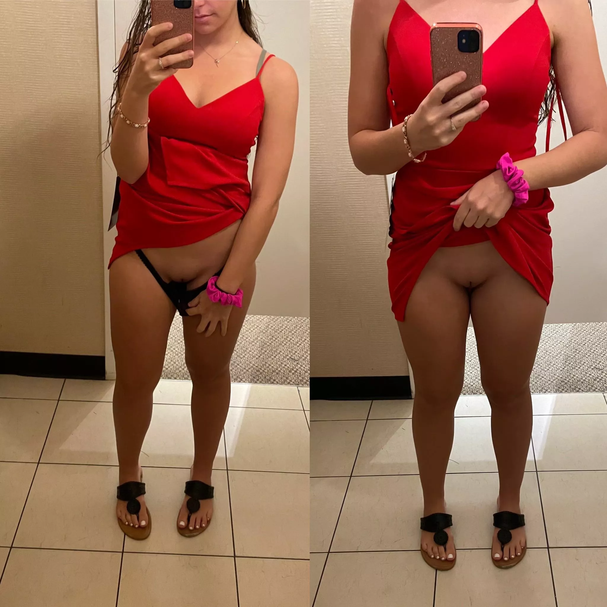 Would you cum in my panties or on my bare pussy 🤷‍♀️ posted by Emmashared