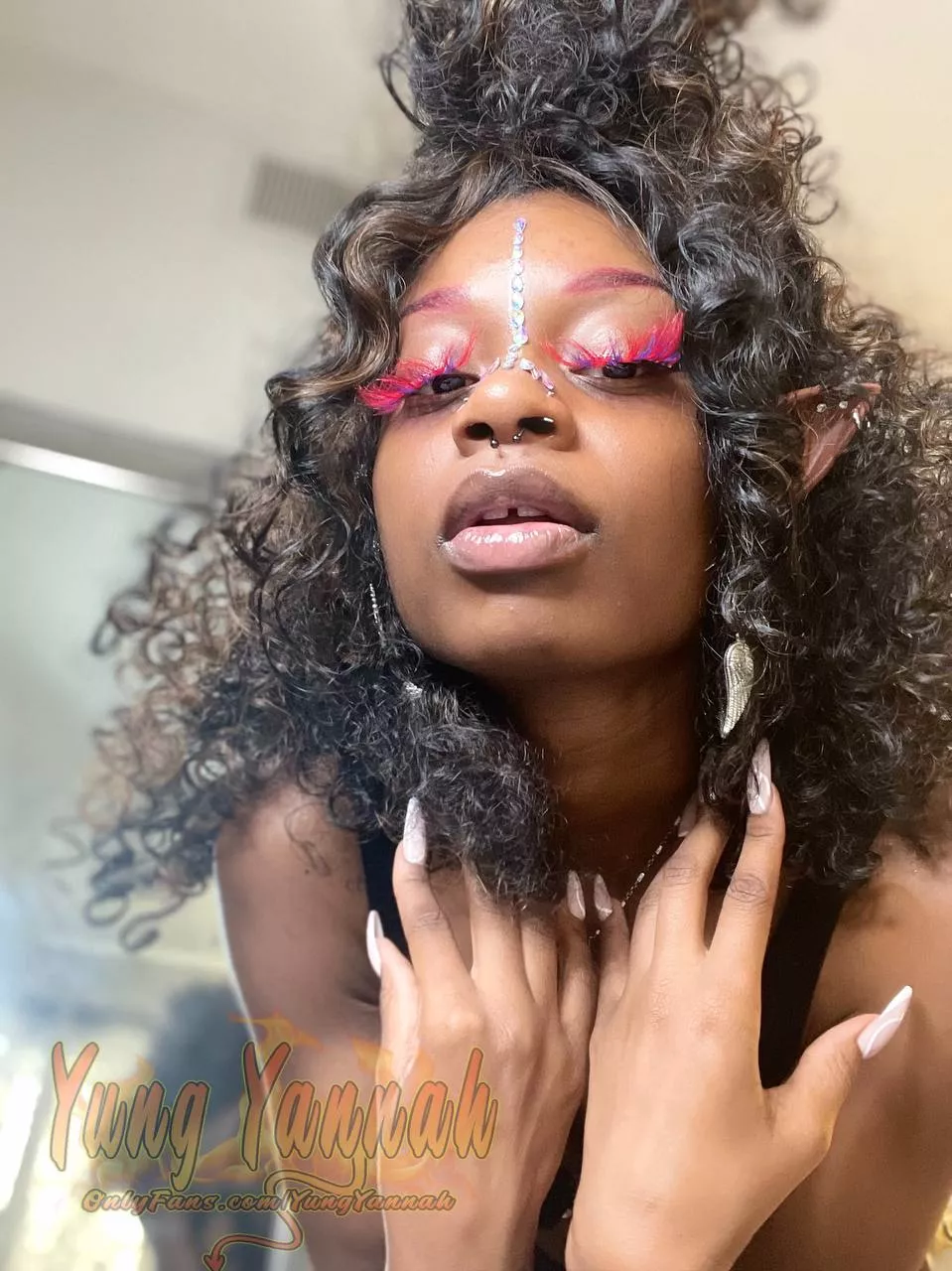 Would you cum on my face? posted by Yung-yannah