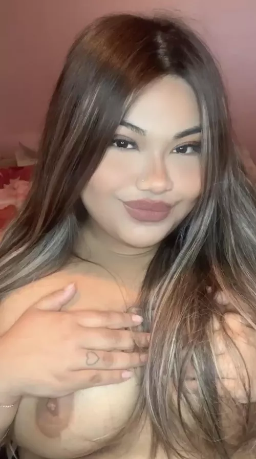 would you cum on my face or my tits first? 🥵💦 by LunarFresitaa