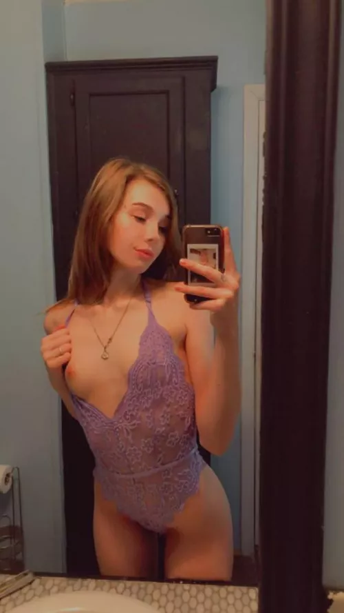 Would you cum on these little tits?🥺 by No_Honeydew_5353