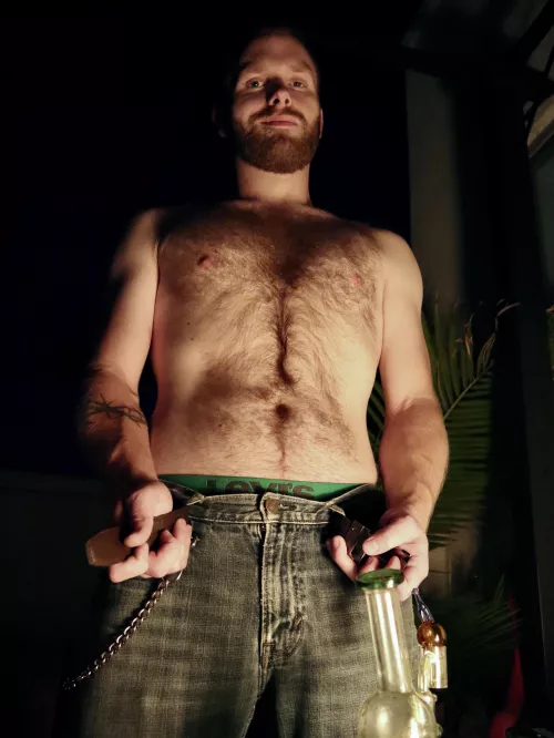 Would you feel my chest as I take my pants off by gouku23