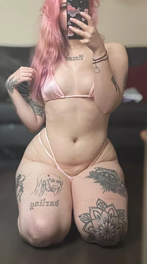 would you fuck a tattooed girl with pink hair? by babirhi