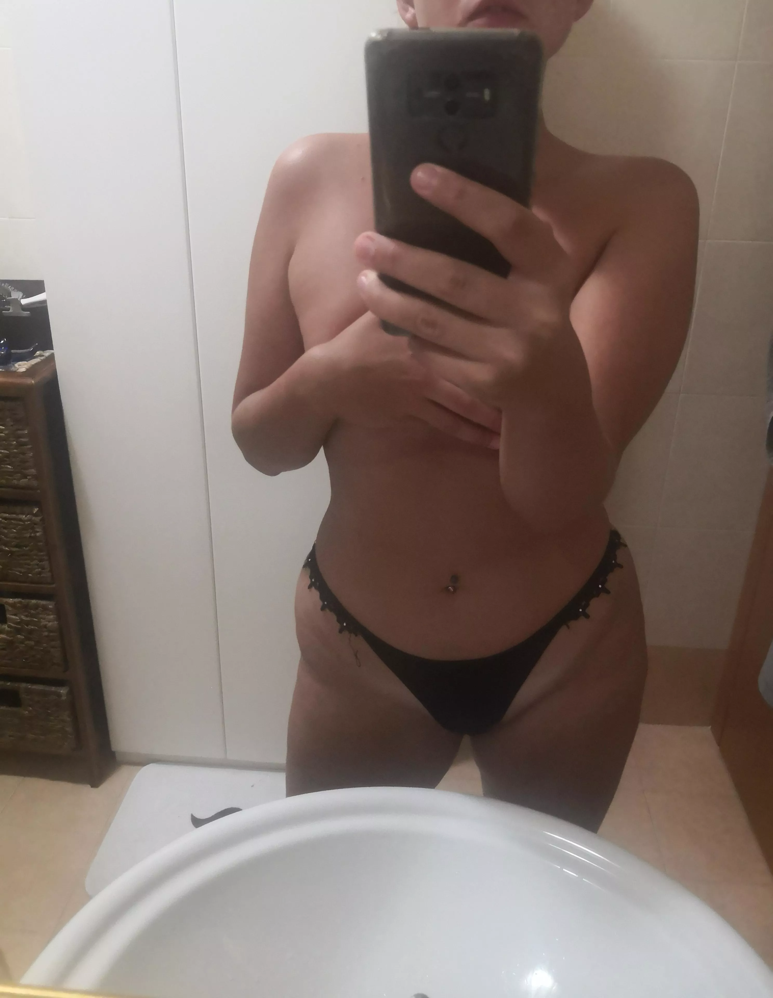 Would you fuck me in this panty? 👄 posted by hotbella62020