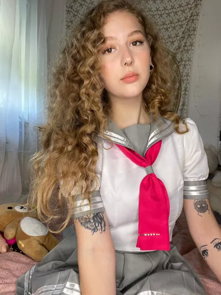 would you fuck me in this schoolgirl outfit ? by Kiraaurellia