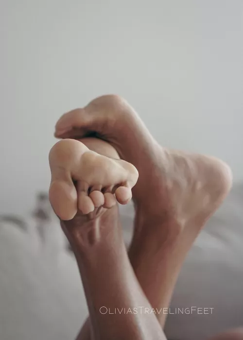 Would you gently kiss my arches and suck on my toes? by OliviasTravelingFeet