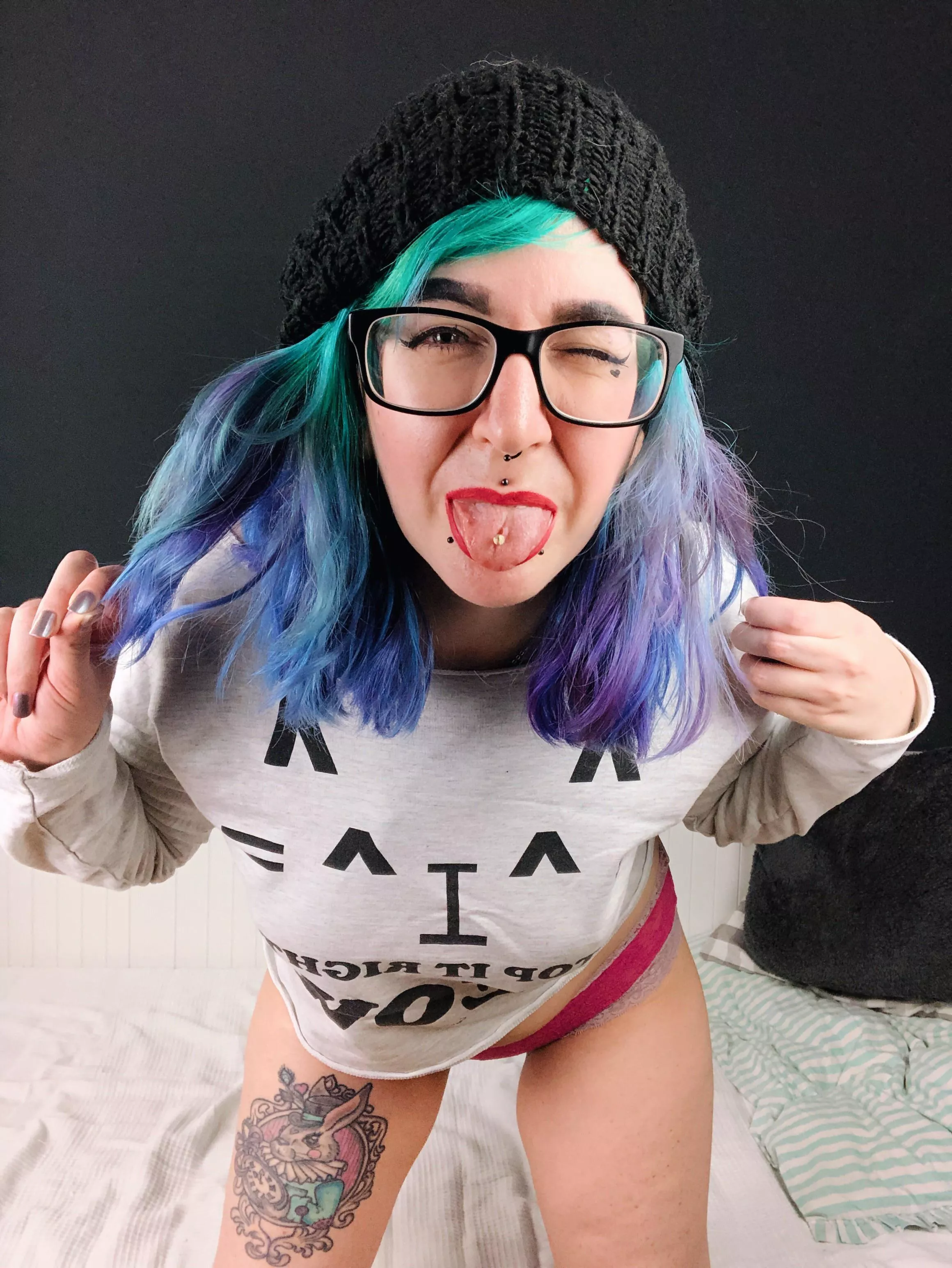 Would you let me lick you? posted by kittymagnetic