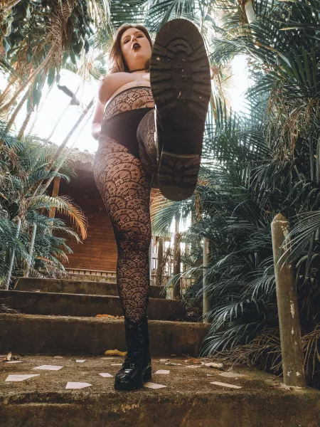 Would you let me step on you? by LaraLee92