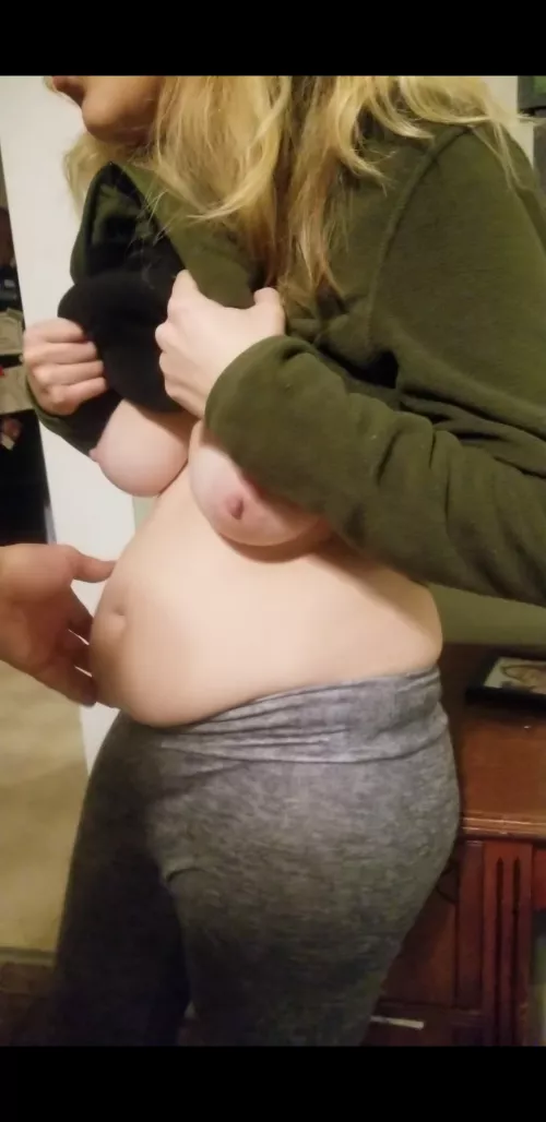 Would you lick it? Look at that hang by SnooCompliments7968