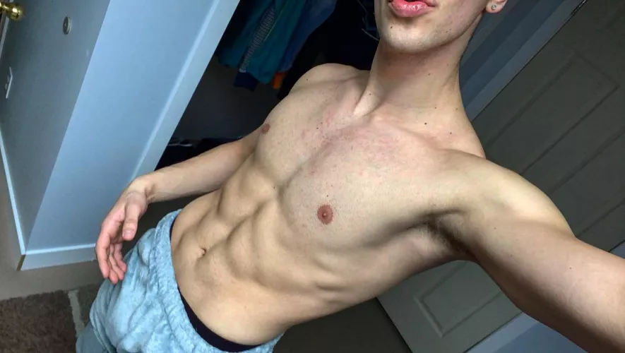 Would you lick my abs ? 😉 by frenchbo_1