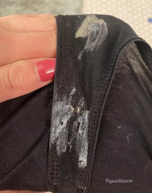 Would you lick my creamy panties clean after my workouts ? 😈💕 [f] by 18yearoldsecret