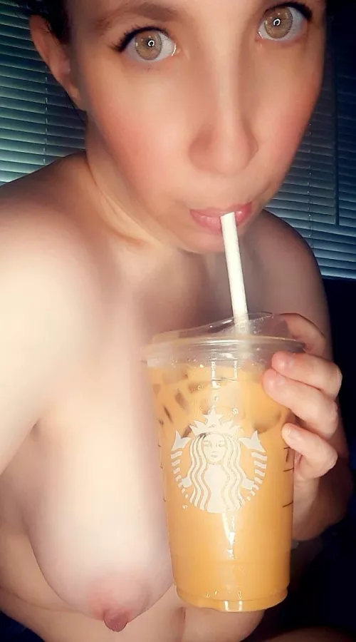 Would you like a side of titty with your coffee? 😈😉 by Aussiemilf2046