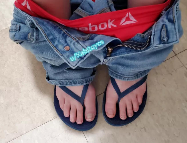 would you like to be the strap between my toes ? by Kelstayce