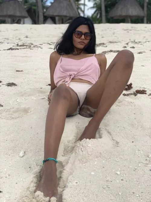 Would you like to do me at the beach while I sip on some coconut water? [f] by dragonflynymph___