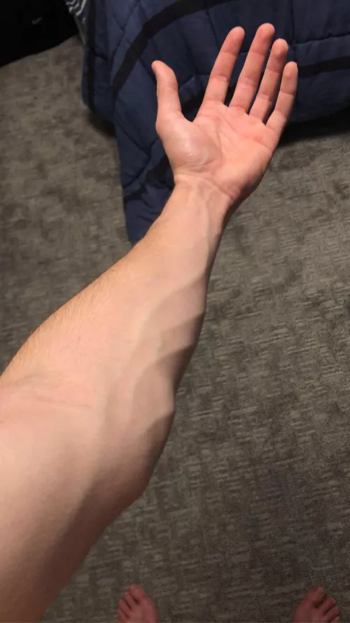 Would you like to feel my forearm? by sadboycad