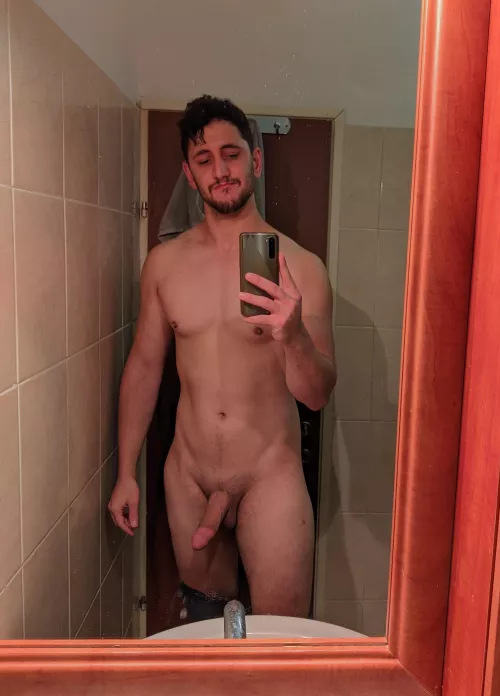 Would you like to see it hard? by Exhibitionistbigguy