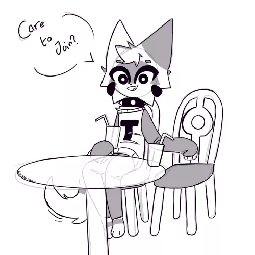 Would you like to take a rest and join him? :) by Qatzz