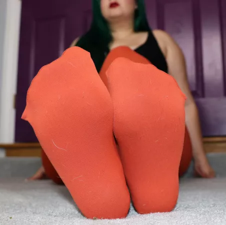 Would you like to trace the curve of my foot with your tongue? by pinupandfantasies