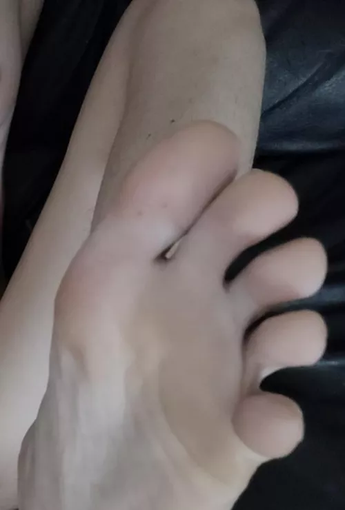 Would you massage my feet before I give you a footjob?🥵😈💦 by Naughty---Angel