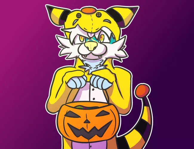 Would you mind giving some candy to a cute Corgi? (art by me @TonyTheReindeer one Twitter) by TonyyDeer