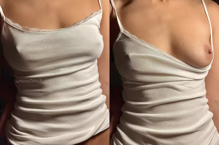 Would you pull down my top and suck my boobs while I ride you? by NovaTalesX