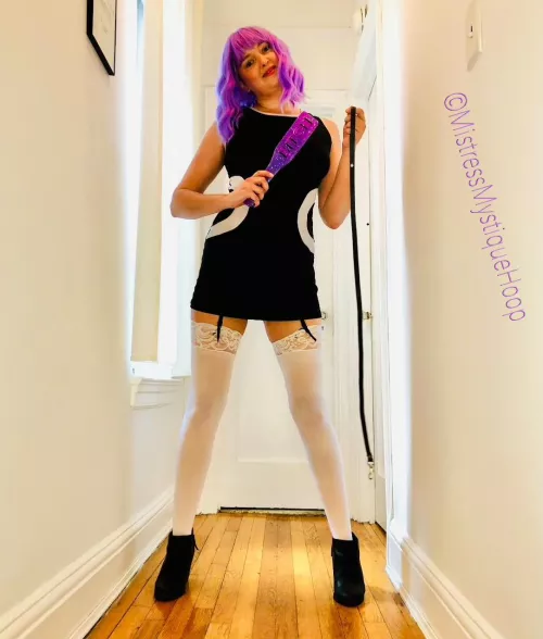 Would you rather have pain or humiliation? 💜😈💜 by MistressMystiqueHoop