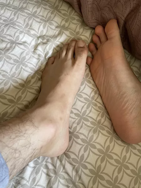 Would you rather; suck one toe or take my whole foot in your mouth? by Sissy_TS