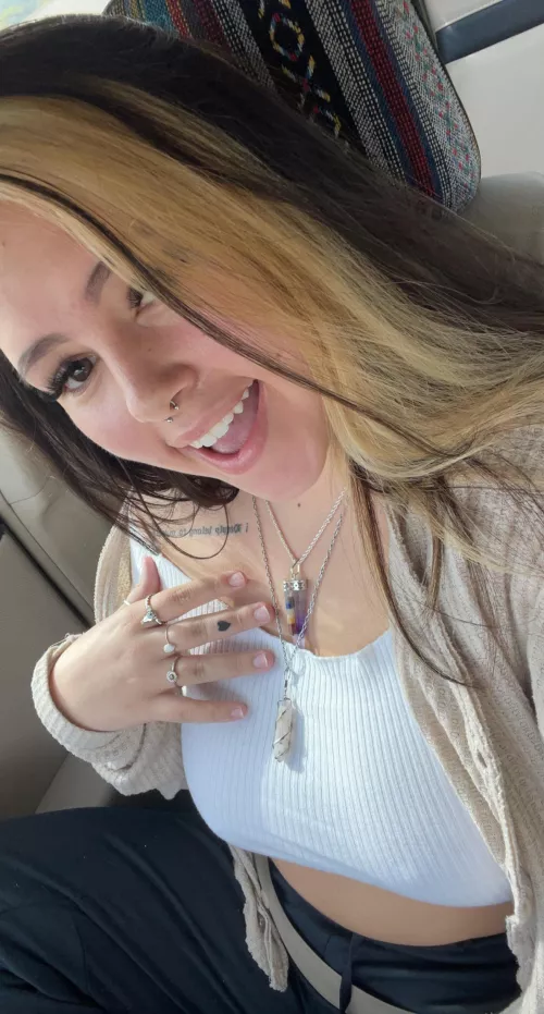 would you stare at my pokies or my crystals? by heyimsugarylove