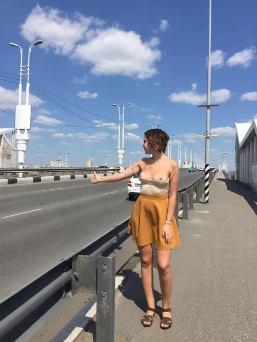 Would you stop and give me a lift? by Yoursweetness19