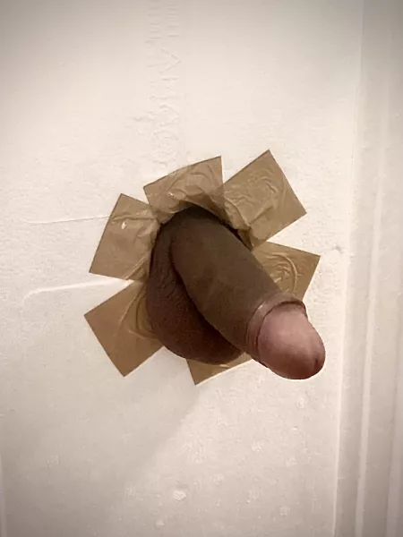 Would you suck it, if you see this on a random public bathroom? by joewhite_19