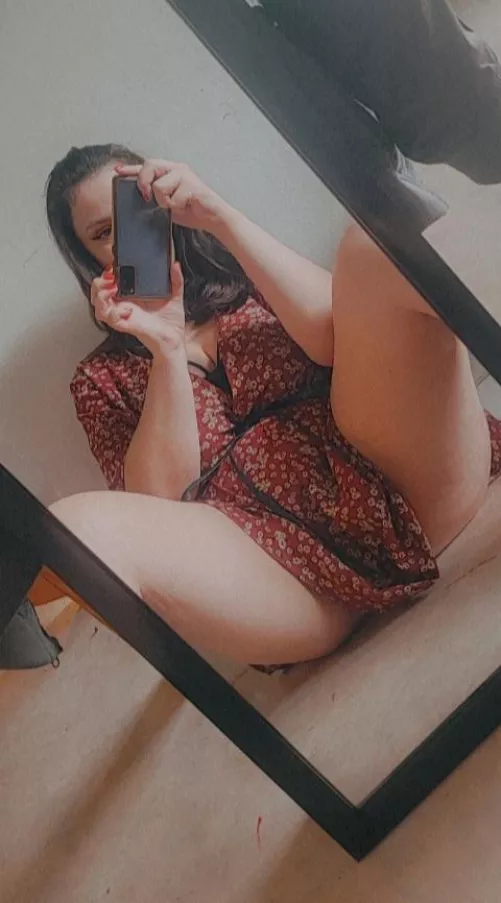 Would you take a peek under this dress ? 🥰❤ by AmyCurvy_BBW