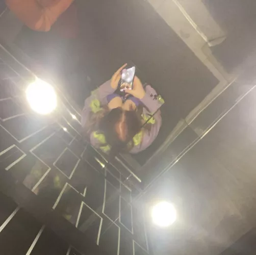 Would you try and catch a glimpse in the elevator by jhuxy