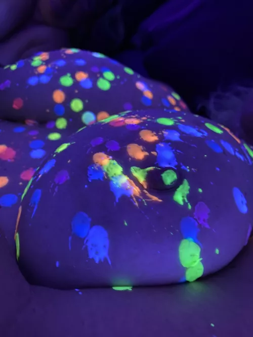 Would your cum glow after you shot it across these? Pics were taken after some wax play Friday evening. by thebigkk