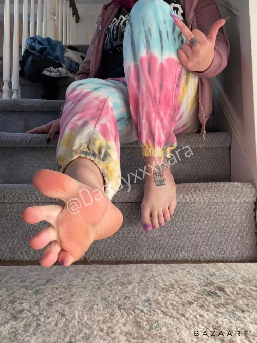 ✨Wouldn’t you love to get your mouth around my long toes and perfect size 5.5 soles?!💦 by Amazing_Ad_3735