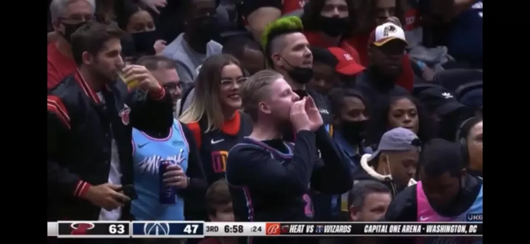 wow Katie at a Heat game lmaoooo by donyyboi12