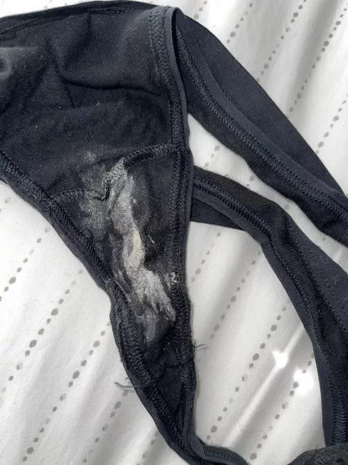 Wow these are messy never seen them like this before. Sisters panties. by King_JA333